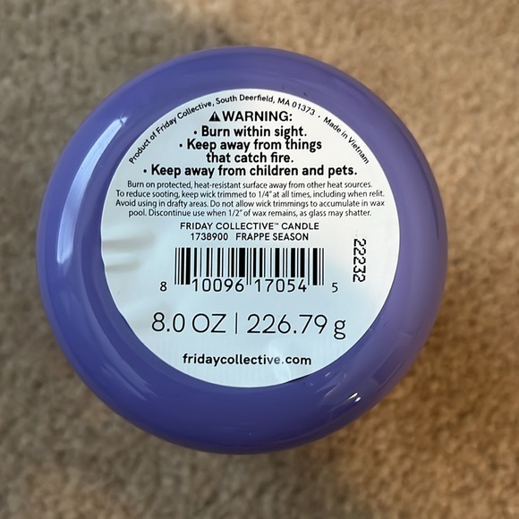 Yankee Candle Friday Collective Frappe Season Single Wick Scented Candle - Picture 6 of 6